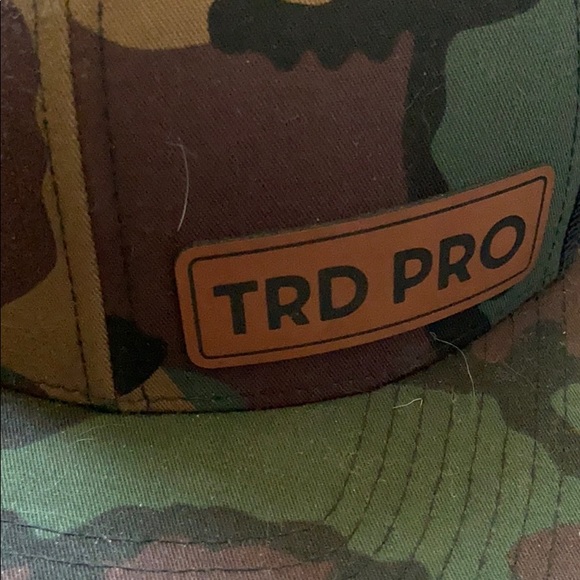 TRD PRO Tacoma camo hat snap back - Picture 4 of 4